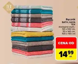 Carrefour Ręcznik Bath Tex 50x100 cm oferta