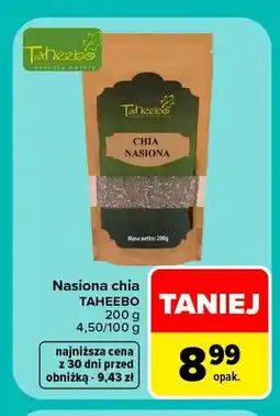 Carrefour Nasiona chia Taheebo oferta