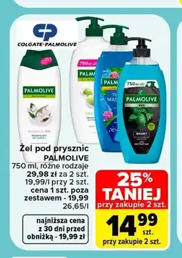 Carrefour Żel pod prysznic Palmolive Men Massage oferta