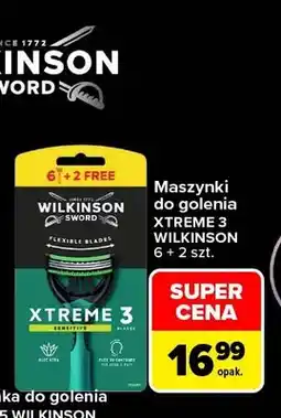 Carrefour Maszynki do golenia Xtreme 3 Wilkinson Sword oferta