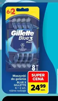 Carrefour Maszynki do golenia Blue 3 Gillette oferta