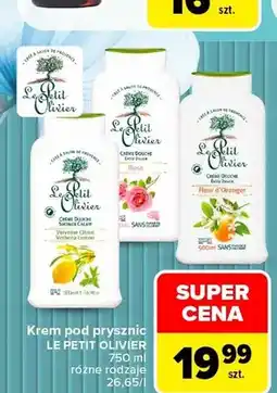 Carrefour Krem pod prysznic Le Petit Olivier Verveine Citron oferta