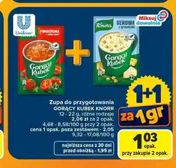 Carrefour Zupa do przygotowania Gorący Kubek pomidorowa z makaronem Knorr oferta