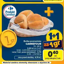 Carrefour Bułka poznańska Carrefour oferta