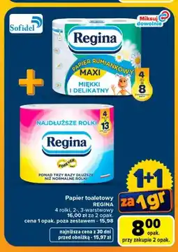 Carrefour Papier toaletowy rumiankowy Maxi Regina oferta