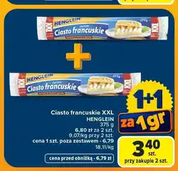 Carrefour Ciasto francuskie XXL Henglein oferta