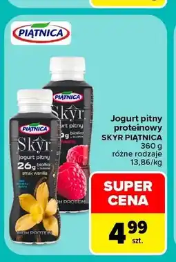 Carrefour Jogurt pitny proteinowy Skyr wanilia Piątnica oferta