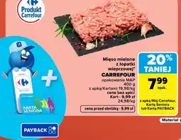 Carrefour Mięso mielone z łopatki wieprzowej Carrefour oferta