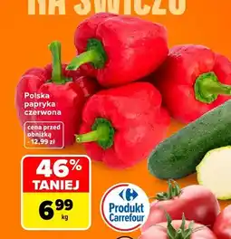 Carrefour Papryka czerwona polska Carrefour oferta