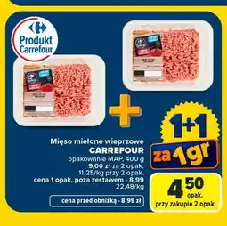 Carrefour Mięso mielone wieprzowe Carrefour oferta