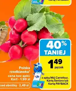 Carrefour Rzodkiewka polska oferta