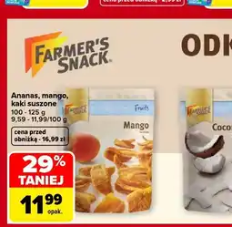 Carrefour Ananas suszony Farmer's Snack oferta