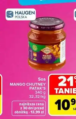 Carrefour Sos Mango Chutney Patak's oferta