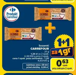 Carrefour Sezamki klasyczne Carrefour oferta