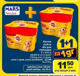 Carrefour Karma mokra dla psa Pedigree 4-pak oferta