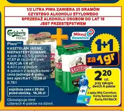 Carrefour Piwo Kasztelan 4-pak oferta