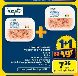 Carrefour Kawałki z łososia wędzonego na ciepło Simpl oferta