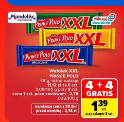 Carrefour Wafelek XXL Prince Polo Classic oferta
