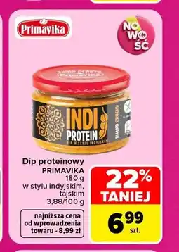 Carrefour Dip proteinowy w stylu indyjskim Primavika oferta