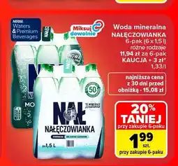 Carrefour Woda mineralna Nałęczowianka 6-pak oferta