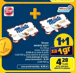 Carrefour Deser Monte Zott 6-pak oferta