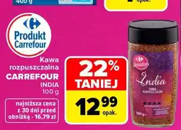 Carrefour Kawa rozpuszczalna India Carrefour oferta