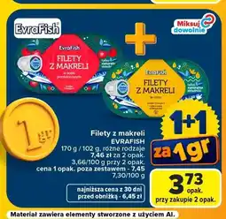 Carrefour Filety z makreli w sosie pomidorowym EvraFish oferta