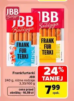 Carrefour Frankfurterki klasyczne JBB oferta