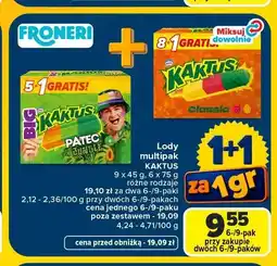 Carrefour Lody multipak Kaktus oferta