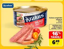 Carrefour Gulasz angielski Krakus oferta