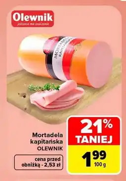 Carrefour Mortadela kapitańska Olewnik oferta