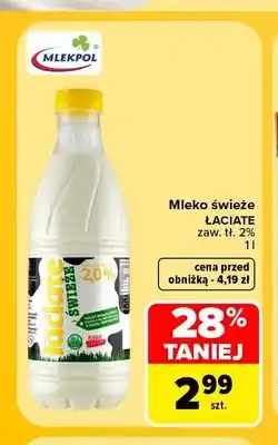 Carrefour Mleko świeże Łaciate 2% oferta