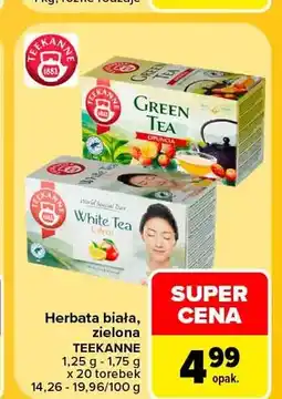 Carrefour Herbata biała Teekanne oferta