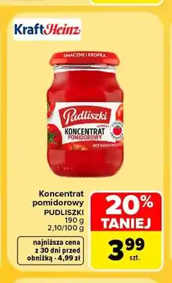 Carrefour Koncentrat pomidorowy Pudliszki oferta
