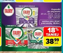 Carrefour Kapsułki do zmywarki Fairy oferta