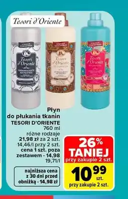 Carrefour Płyn do płukania tkanin Tesori d'Oriente oferta