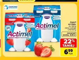 Carrefour Jogurt Actimel truskawka 4-pak oferta