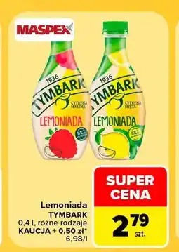 Carrefour Lemoniada Tymbark cytryna malina oferta