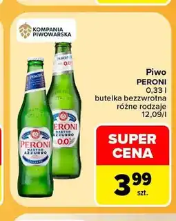 Carrefour Piwo Peroni Nastro Azzurro oferta