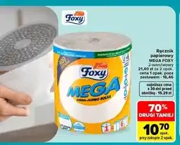 Carrefour Ręcznik papierowy Mega Foxy 2-warstwowy oferta
