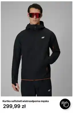 4F Kurtka softshell wiatroodporna męska 4F oferta