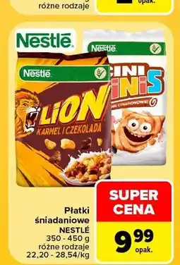 Carrefour Płatki śniadaniowe Lion Nestlé oferta