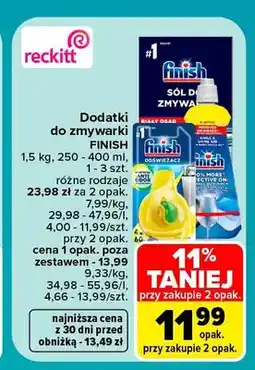 Carrefour Dodatki do zmywarki Finish oferta