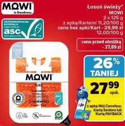 Carrefour Łosoś świeży MOWI oferta