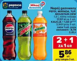 Carrefour Napój gazowany Pepsi, Mirinda, 7UP, Mountain Dew oferta