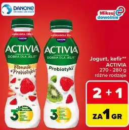 Carrefour Jogurt, kefir ACTIVIA różne rodzaje oferta