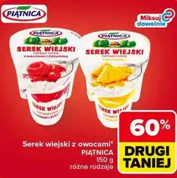 Carrefour Serek wiejski z owocami PIĄTNICA różne rodzaje oferta