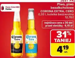 Carrefour Piwo Corona Extra, Cero bezalkoholowe oferta