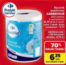 Carrefour Ręcznik papierowy CARREFOUR oferta