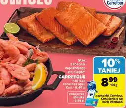Carrefour Stek z łososia wędzonego na ciepło Carrefour oferta